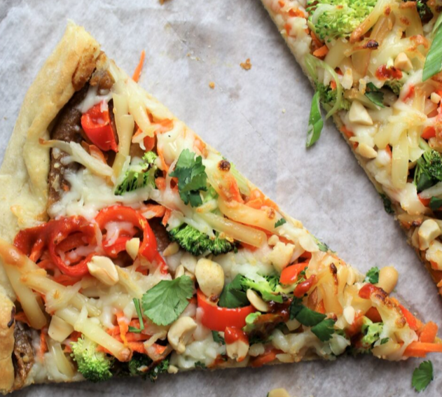 SLICED VEGETABLE PIZZA